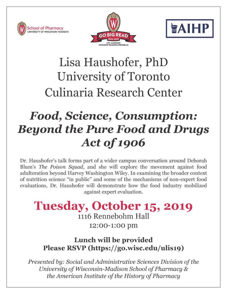 Poster for presentation by Lisa Haushofer